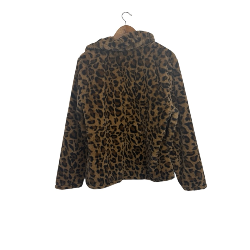 Melissa Paige Brown Leopard Teddy Jacket - Picture 6 of 6